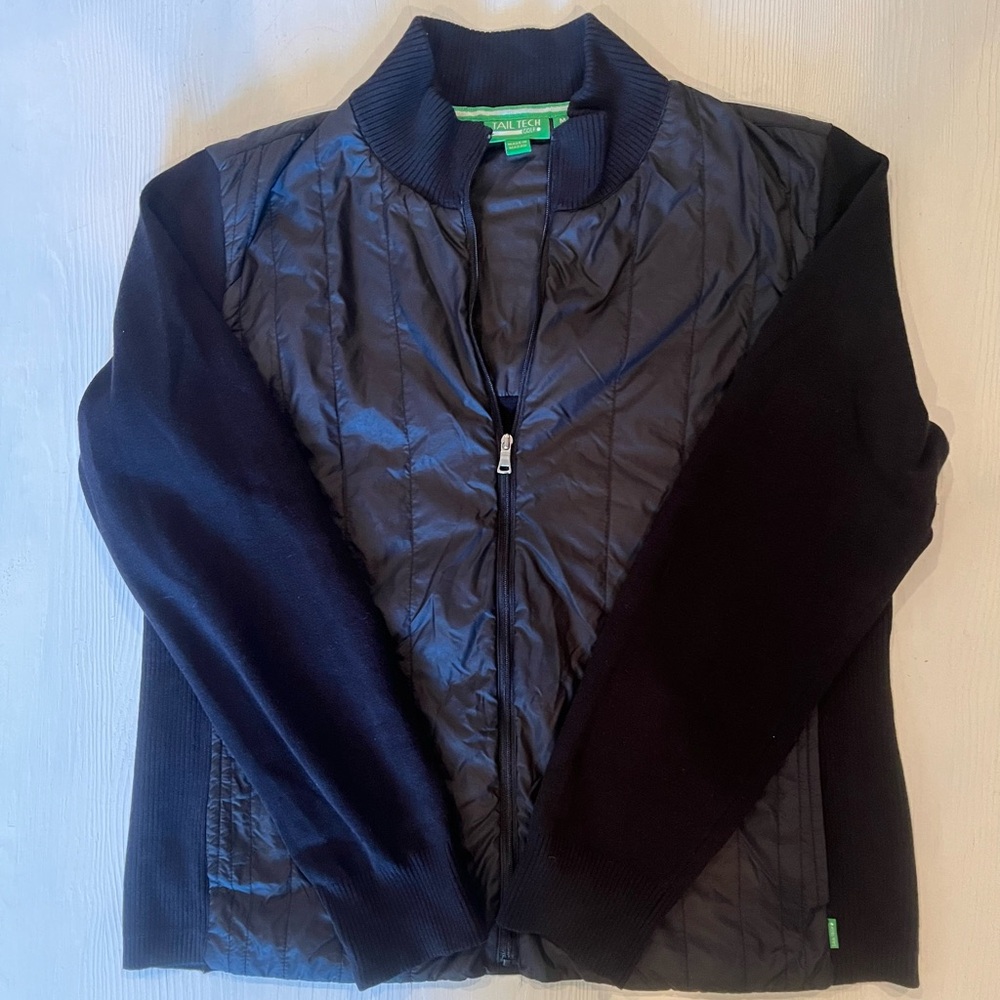 Tail Tech Golf‎ Black Performance Jacket Size Med… - image 1